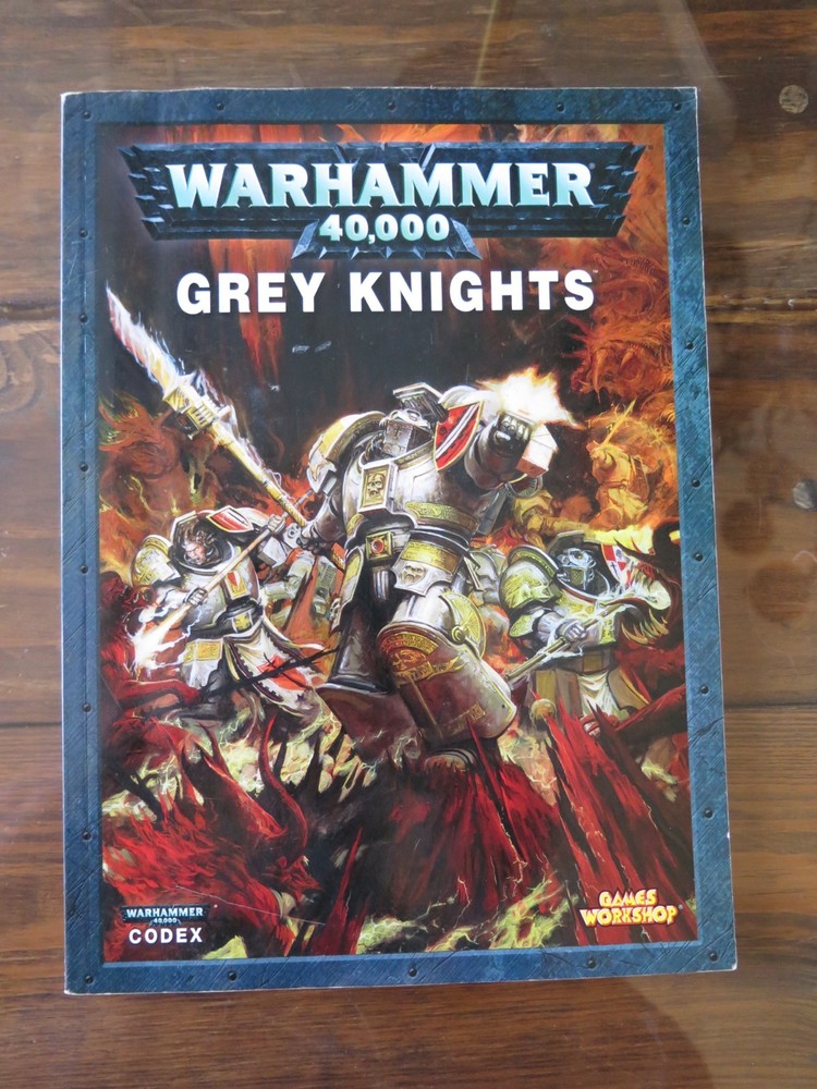 WARHAMMER 40,000 40K CODEX GREY KNIGHTS SOFTCOVER 2011 5TH VERY RARE OOP