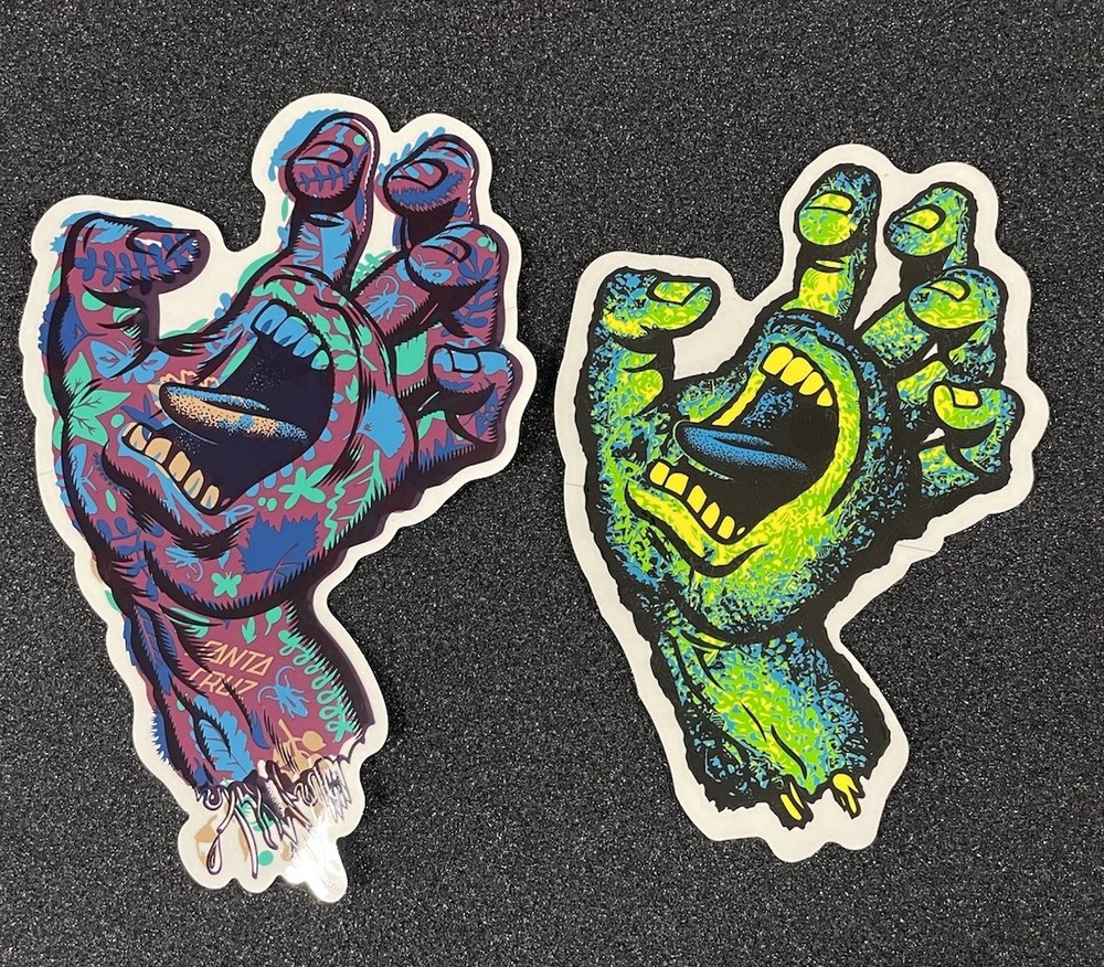 2pcs  x Screaming hands, decals