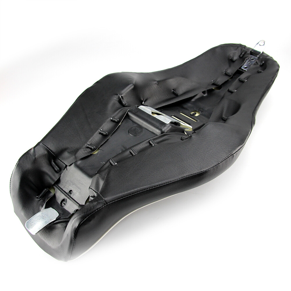 Black Driver Passenger Two Up Seat For Harley Sportster 883 1200 XL1200T Iron 48
