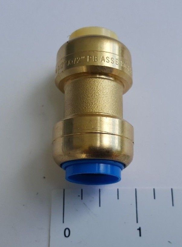 10) 1/2" X 1/2" PB (POLYBUTYLENE) CONVERSION PUSH FIT COUPLINGS