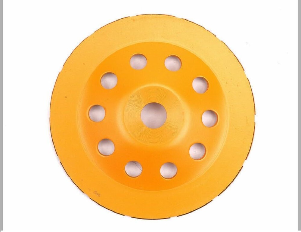 7" Diamond Grinding Cup Wheel Disc Premium Grade Segment Double Row for Grinder