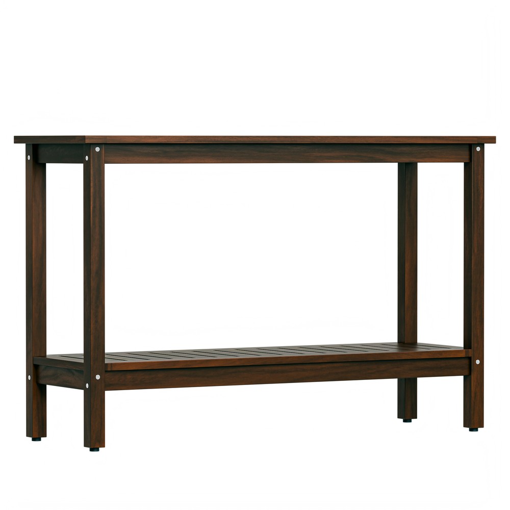 48'' Console Sofa Table with Storage Shelves Entry Way Table for Patio Coffee