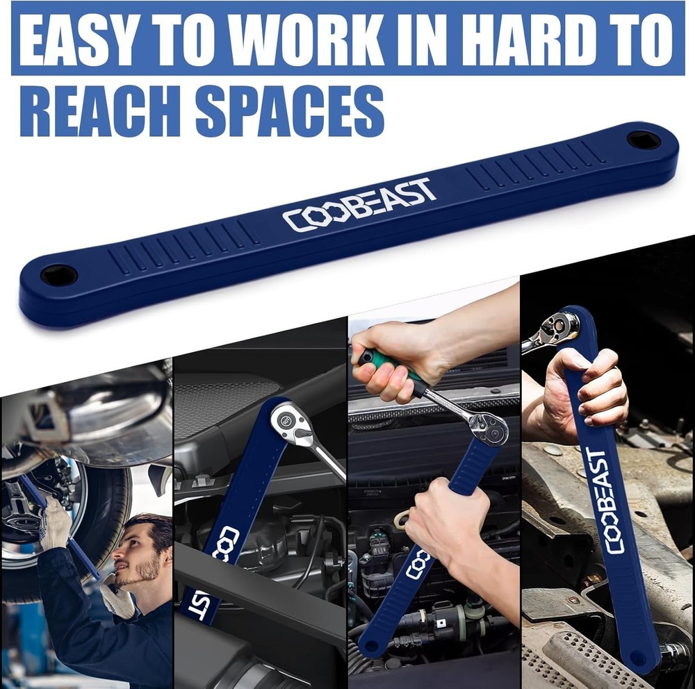 Offset Extension Wrench - Impact-Ready Tool for Tight Space Accessibility