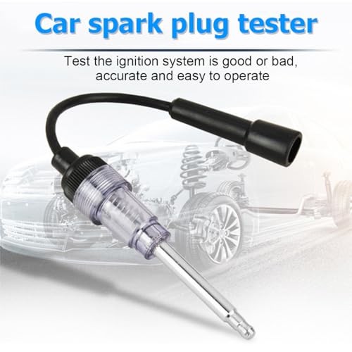 Car Inline Spark Plug Tester, Automotive Engine Ignition Spark Plug Light 2 PCS