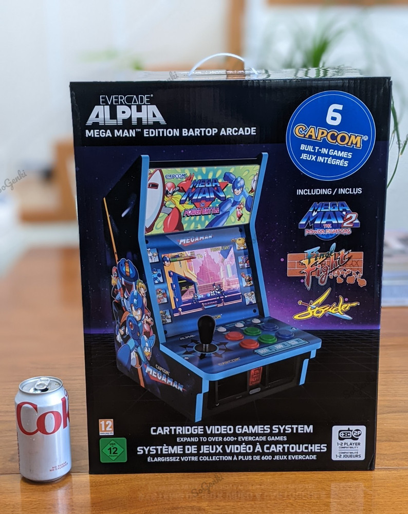 Evercade Alpha Mega Man Edition Bartop Arcade 6 Built-in Capcom Games