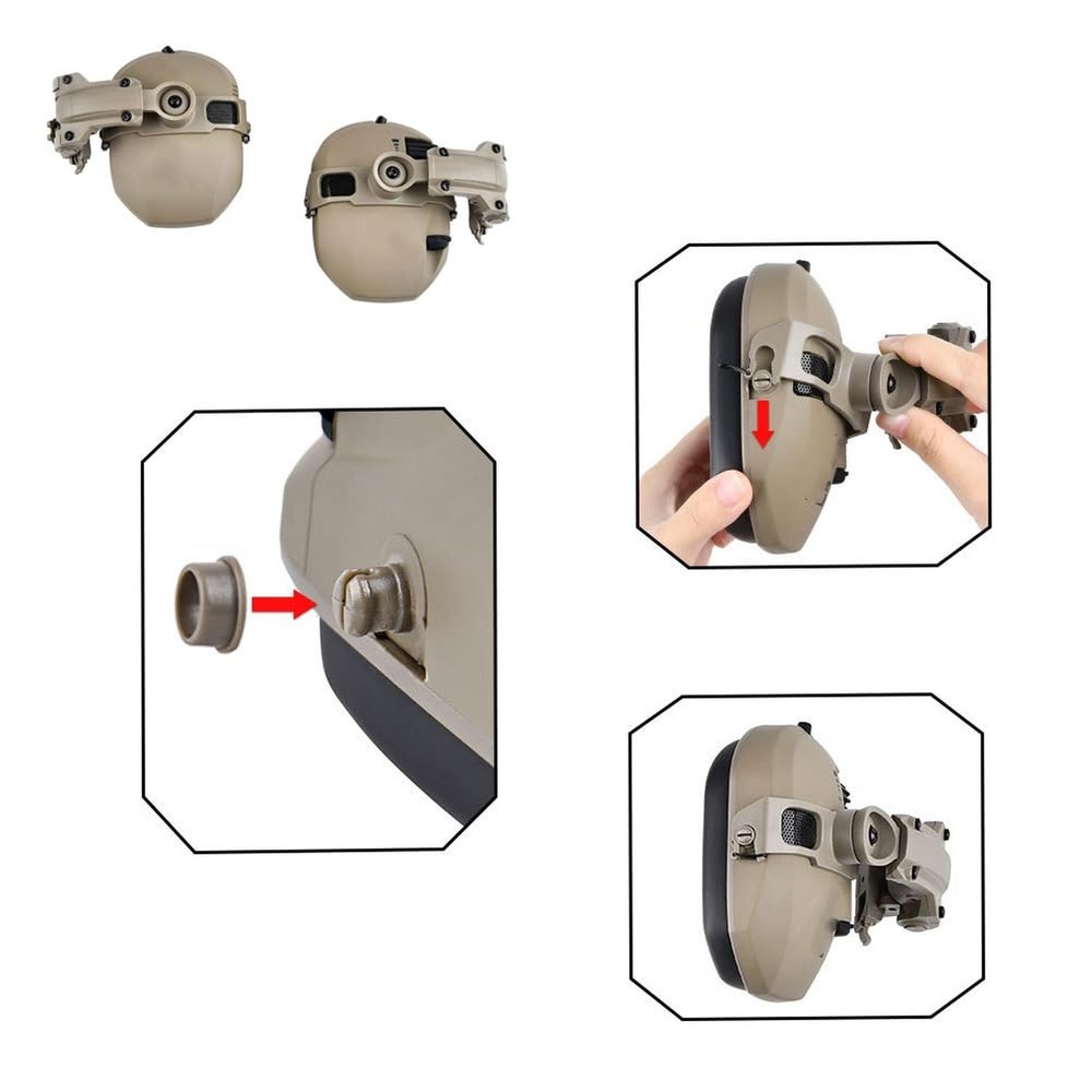 ARC Rail Adapter for Tactical Helmets, Fast Helmets Accessories Compatible wi...