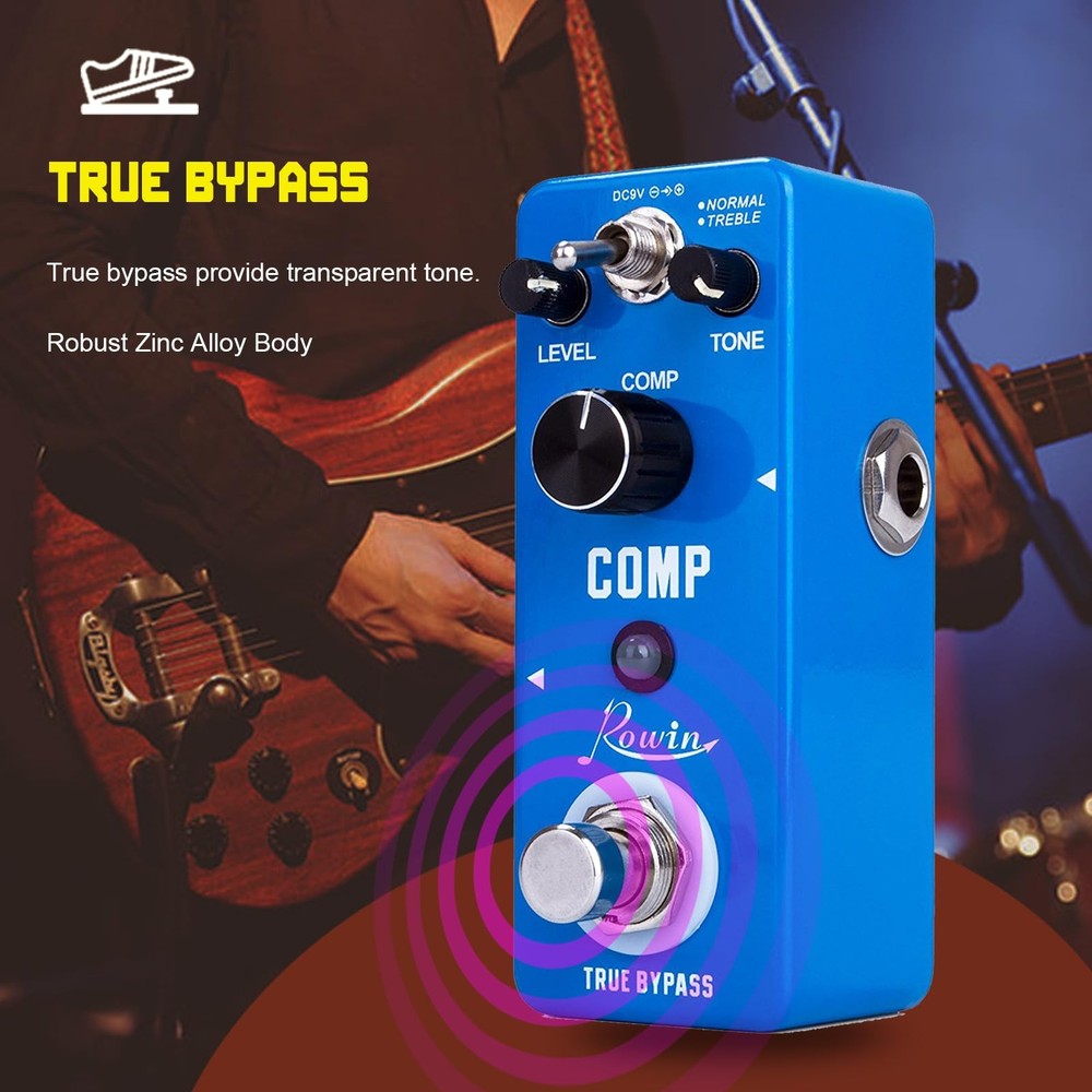 Compressor Pedal Comp Effect Pedal for Guitar