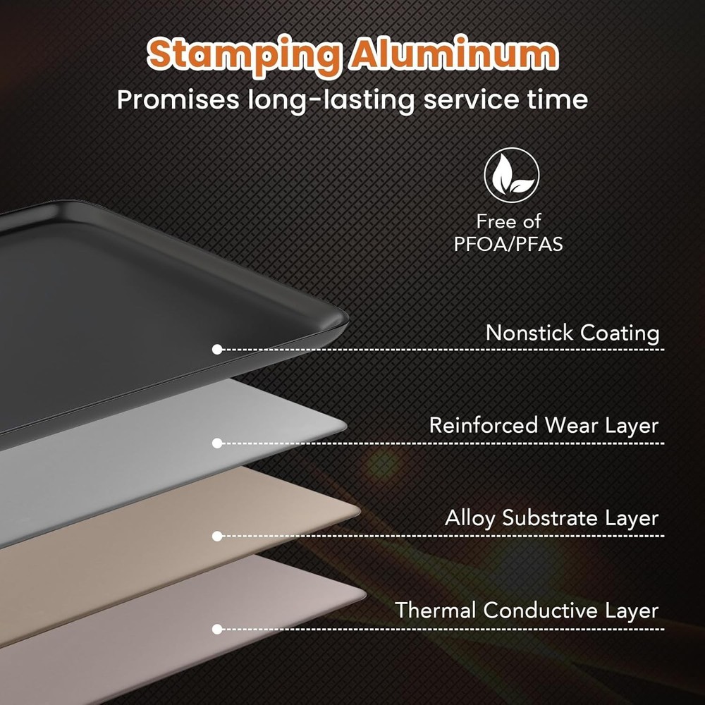 Electric Griddle, Extra Large Teppanyaki Grill with Adjustable Temperature..