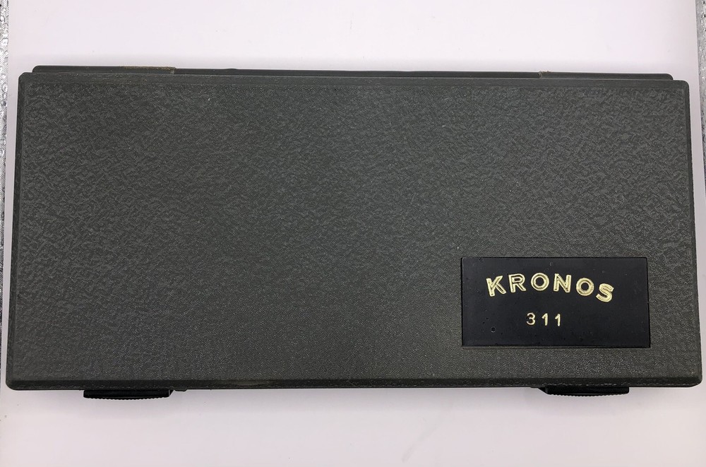 Vintage Kronos 311 Compass Set Technical Drawing Kit Engineering Draftsman Tools