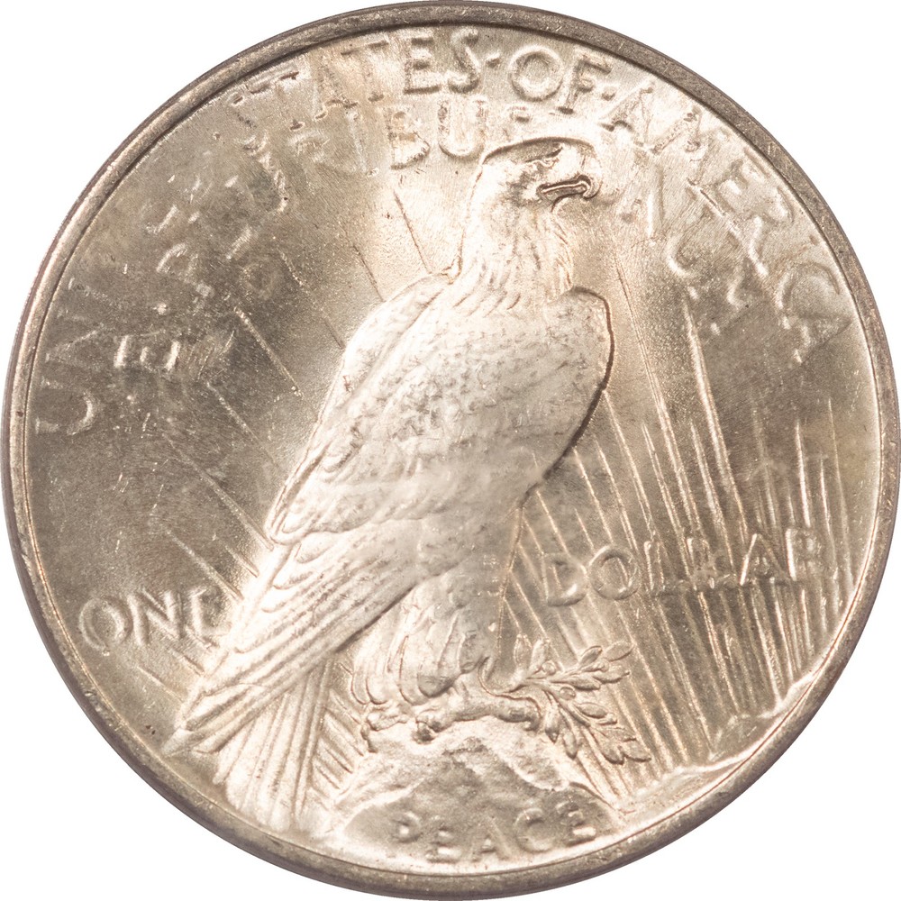 1924 $1 PEACE DOLLAR - PCGS MS-64