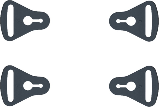 Pod K1 Knee Brace Strap Loop Set (Grey) Protective/Safety