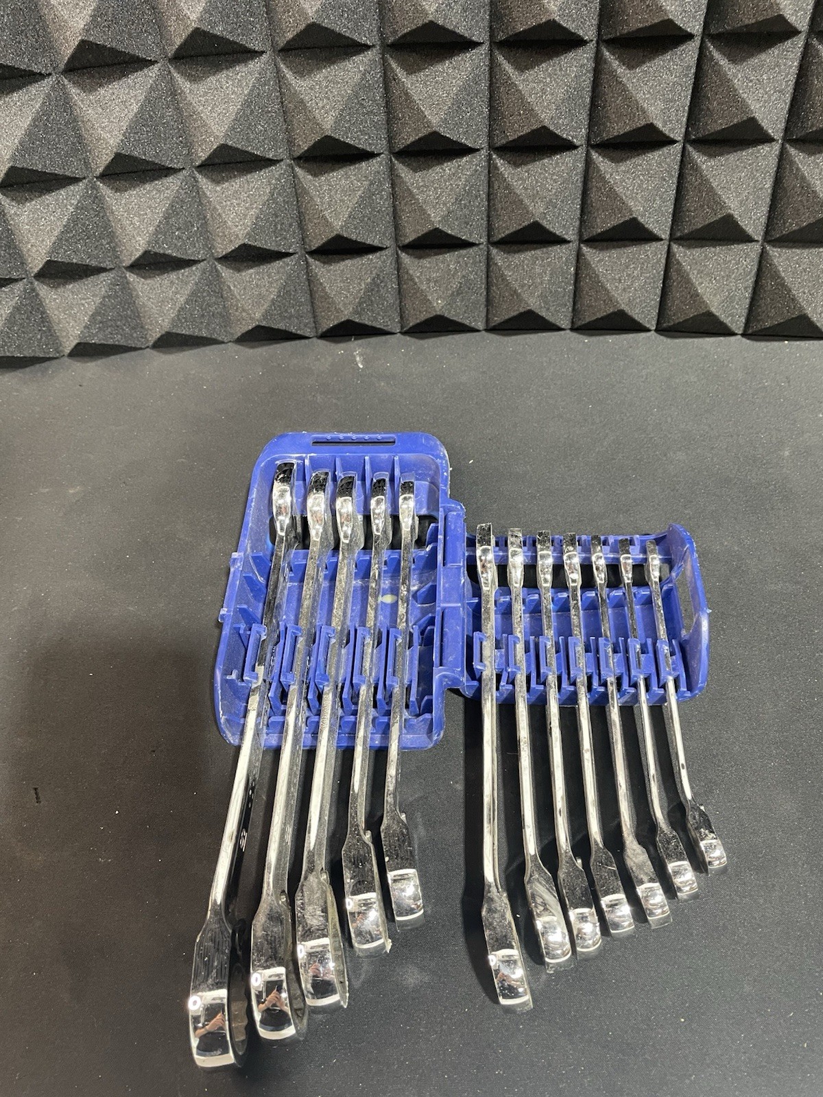 Expert by Facom E111106 12 Pc Ratcheting Combination Wrench Set 8-19mm