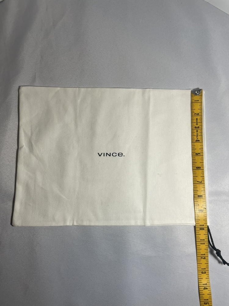 Vince Brown Empty Shoe 12x5.5x4” ” Box Drawstring Dust Bag Logo Tissue Inserts
