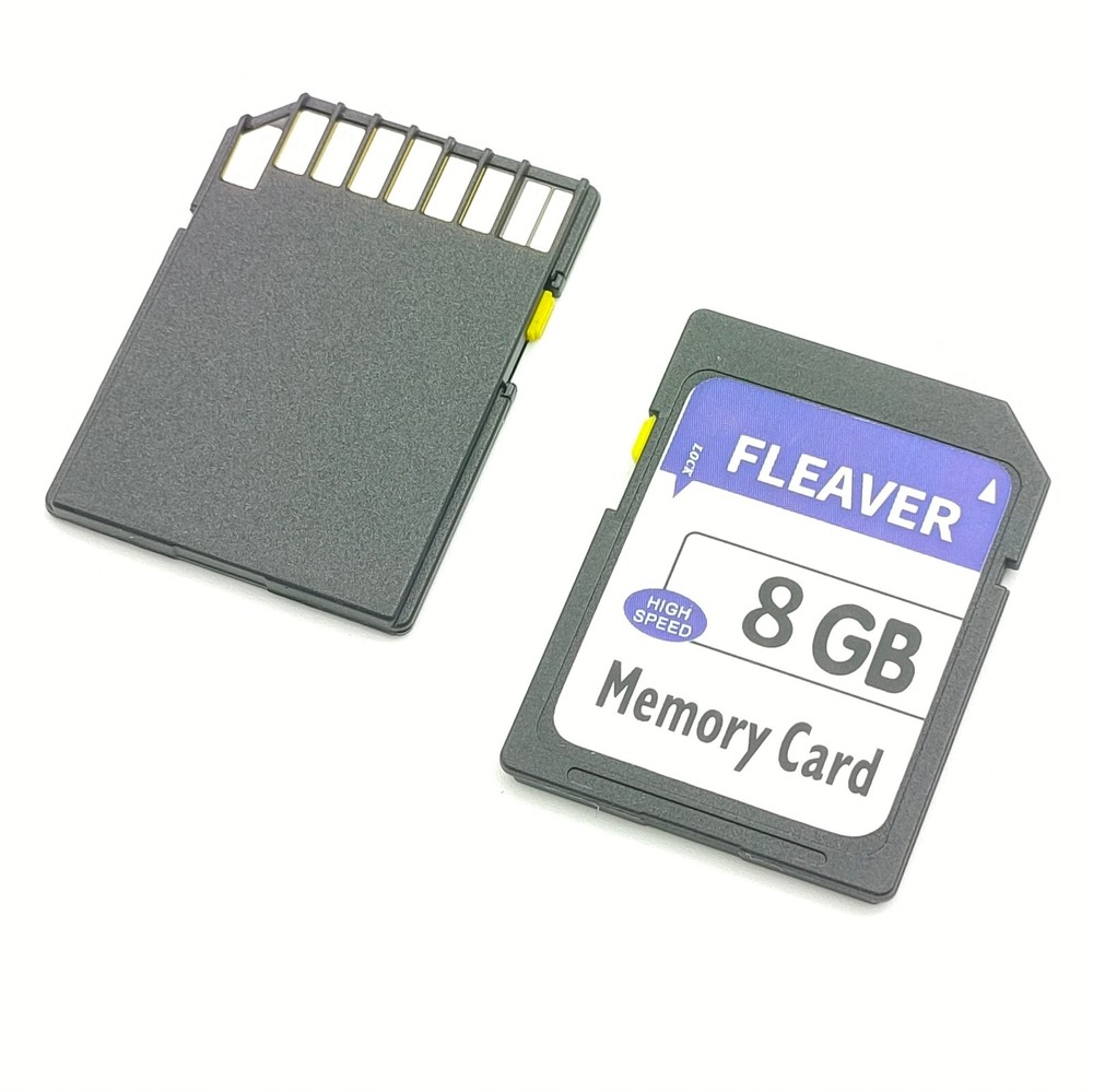 FLEAVER 8GB Class 4 SDHC Flash Memory Card - 2 Pack SD CARDS