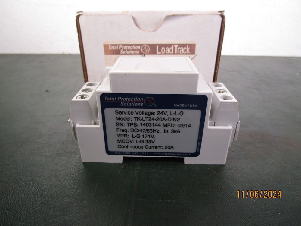 TPS TK-LT24-20A-DIN2 Surge Protective Device NOS