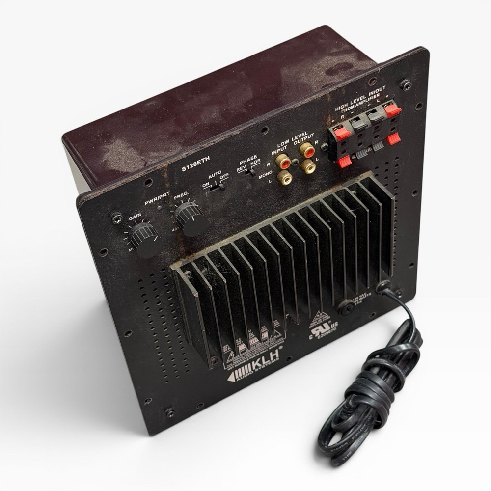 KLH Audio Systems Amplified Subwoofer System S120ETH Tested