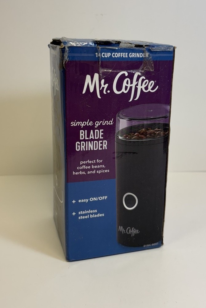 Mr. Coffee 14-Cup Automatic Blade Mill Grinder - Black