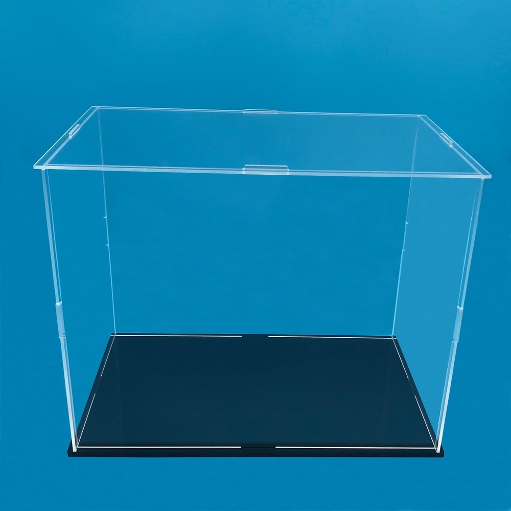 Clear Acrylic Display Case-Assemble Countertop Box for Display-Clear Display ...