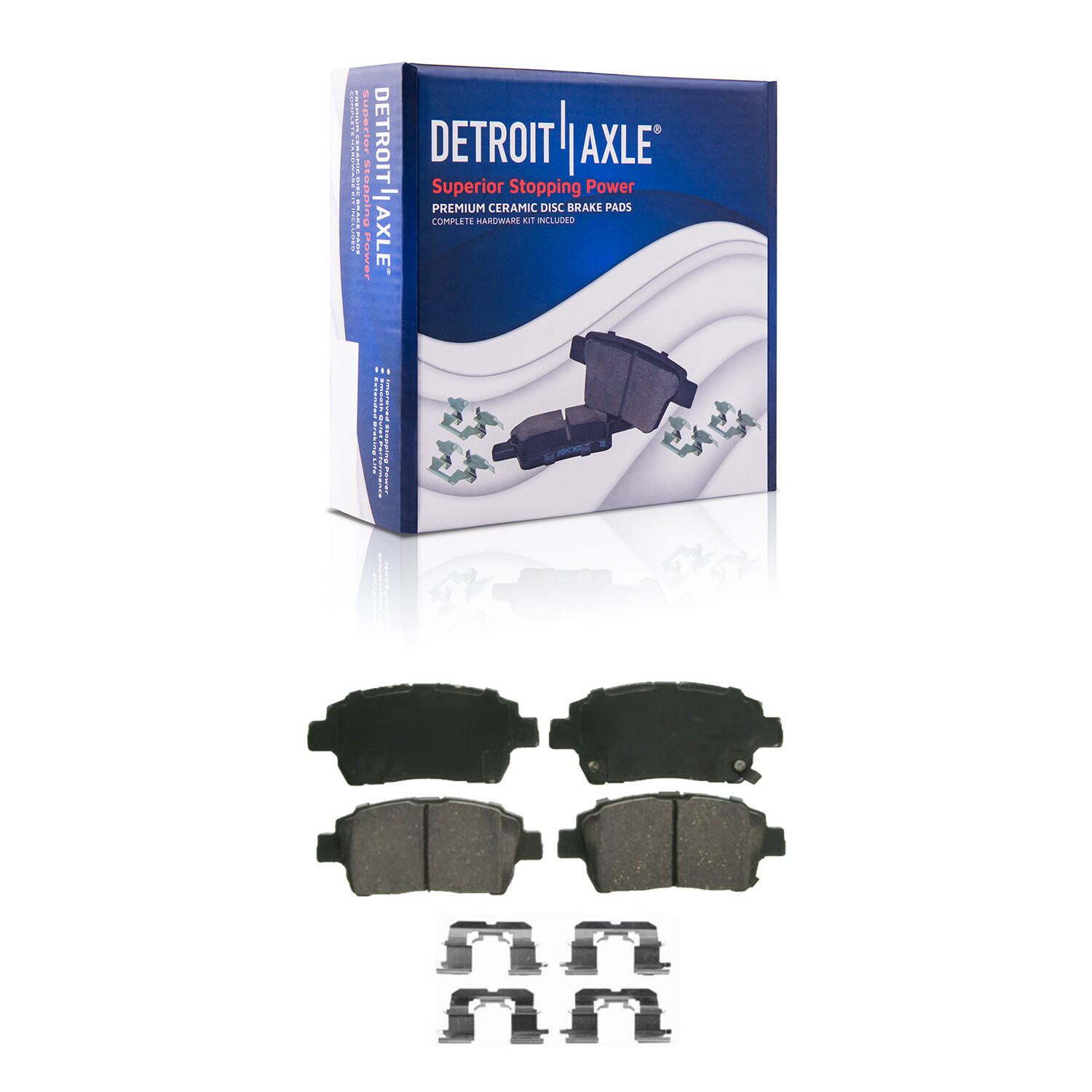 Front Brake Pads and Rear Shoes for Toyota Prius Celica Scion xA xB