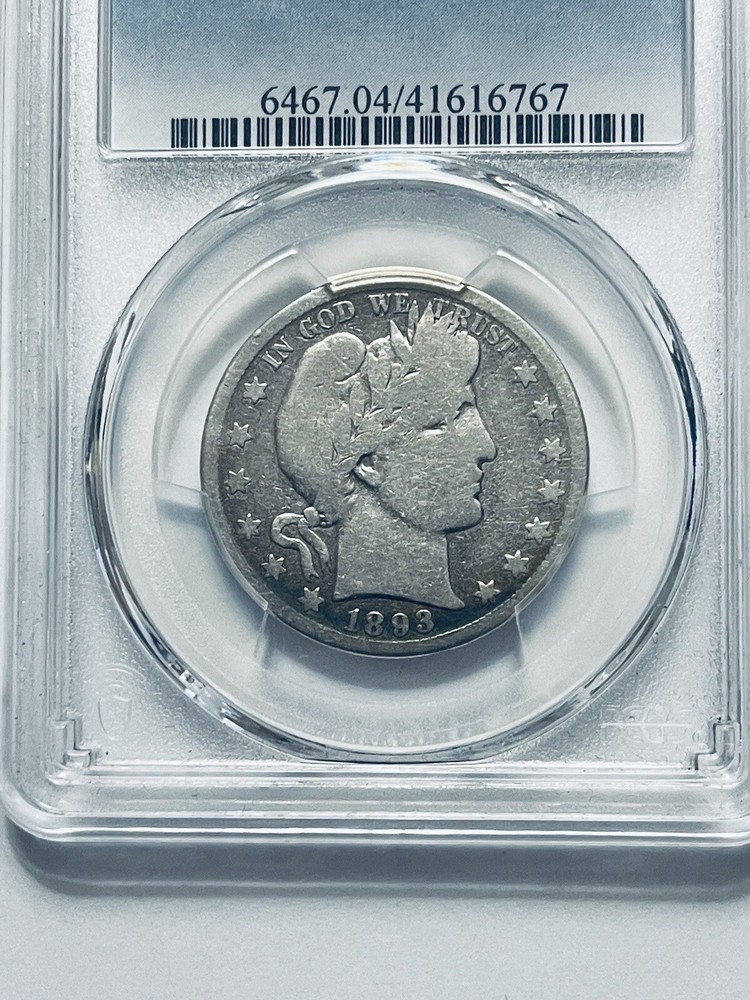 1893-S Barber Half Dollar PCGS G04