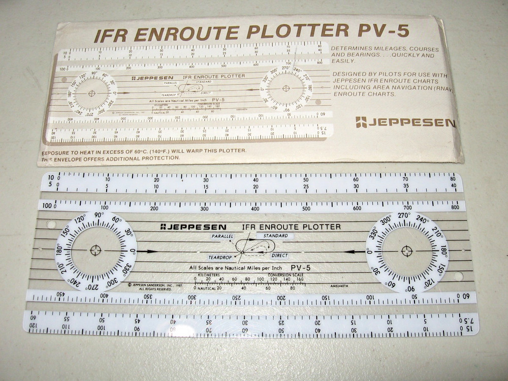 Jeppesen PV-5 IFR Enroute Plotter