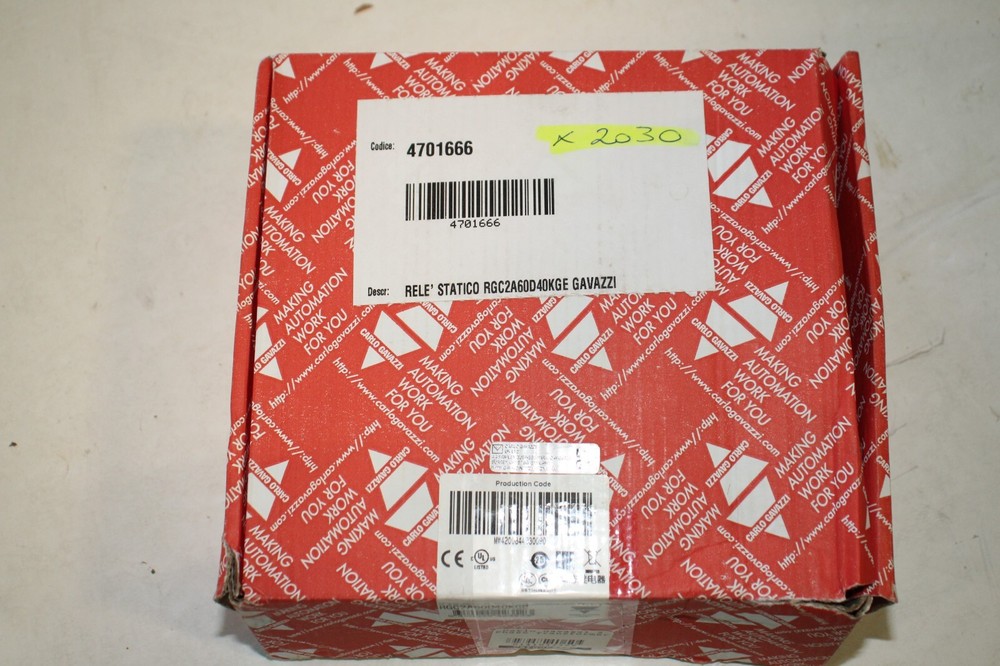 Carlo Gavazzi 3 Phase Solid State Relay 40A