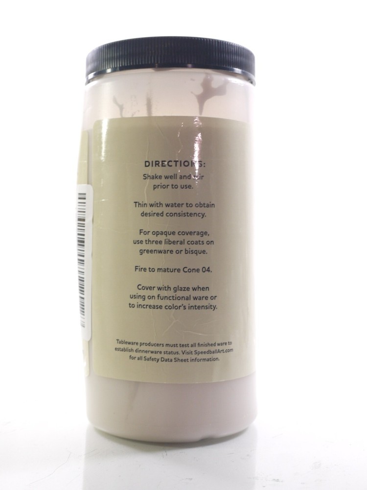 Speedball Underglaze WHITE 16 oz SEALED
