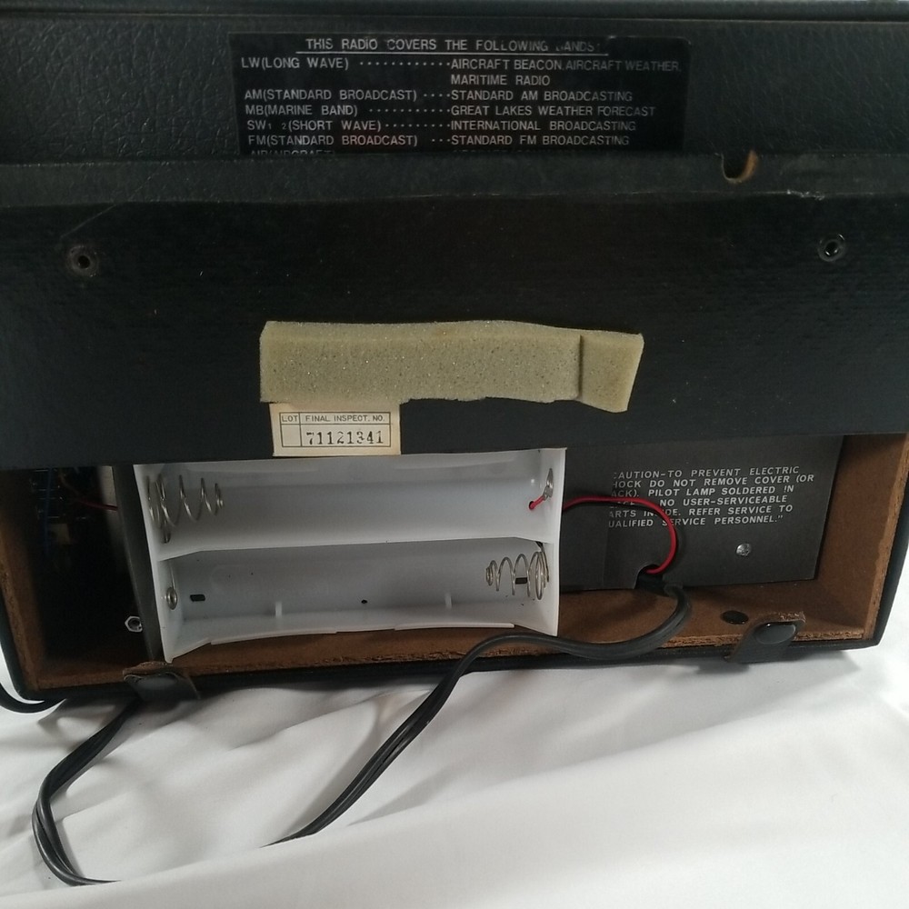 VTG Datronics Solid State World Master World Time Radio MM-102 SEE INFO AS IS
