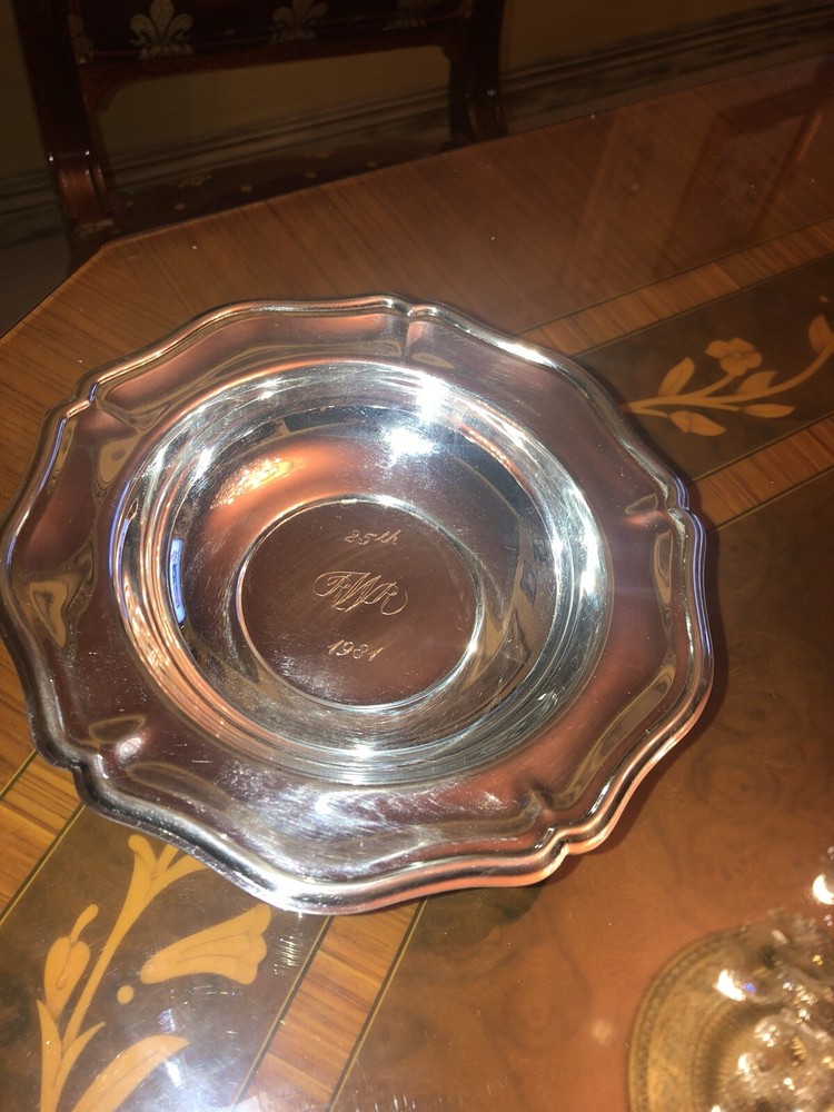 Silver Plates Small Plates 12 Pices