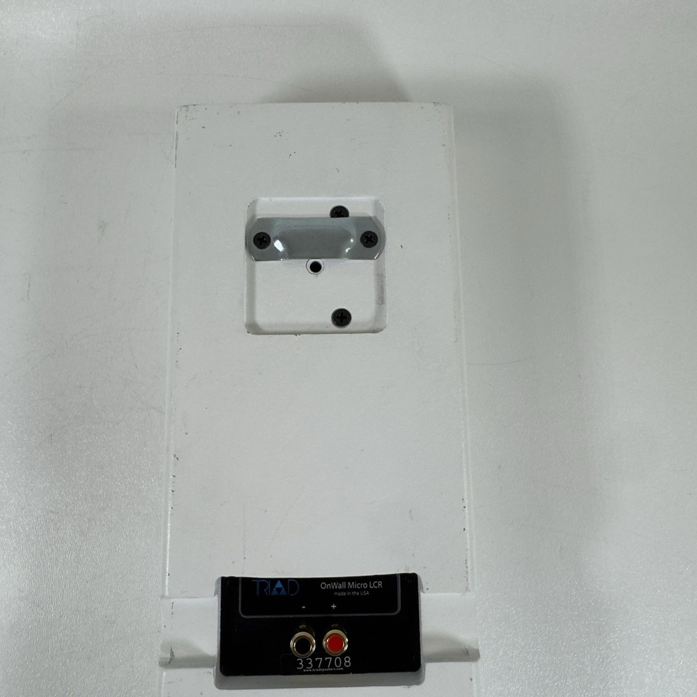Triad onWall Micro LCR Speaker White USA Made Works