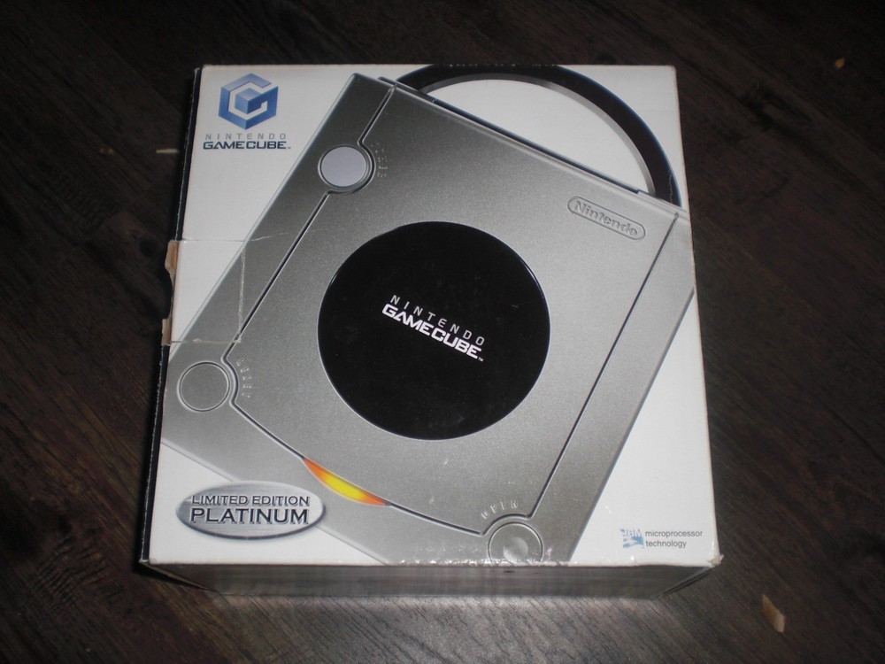 Nintendo GameCube Silver Platinum Console System BOX ONLY No Console GENUINE