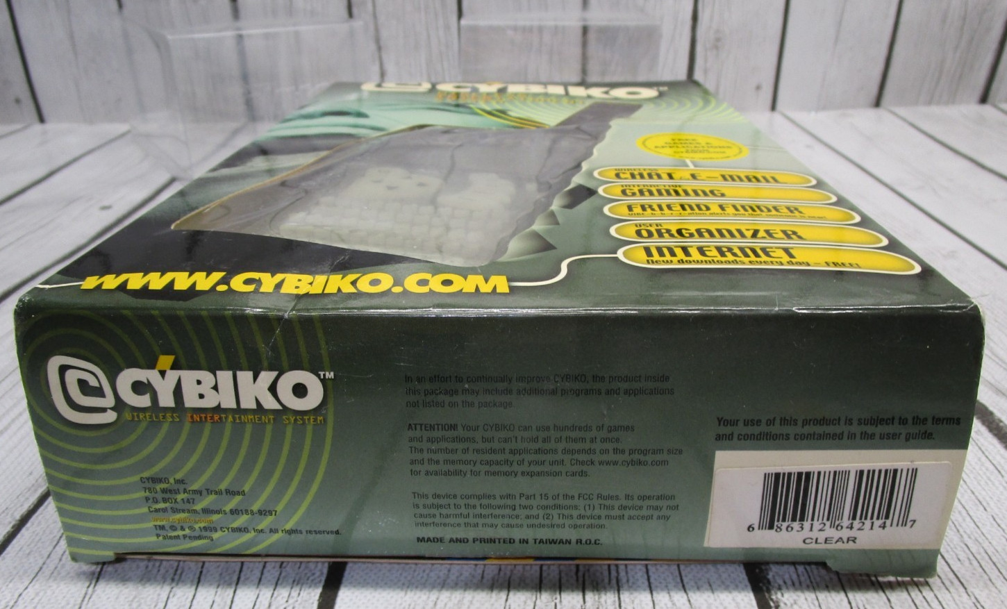 Cybiko Wireless Inter-Tainment System Handheld Computer Clear - NEW Open Box!