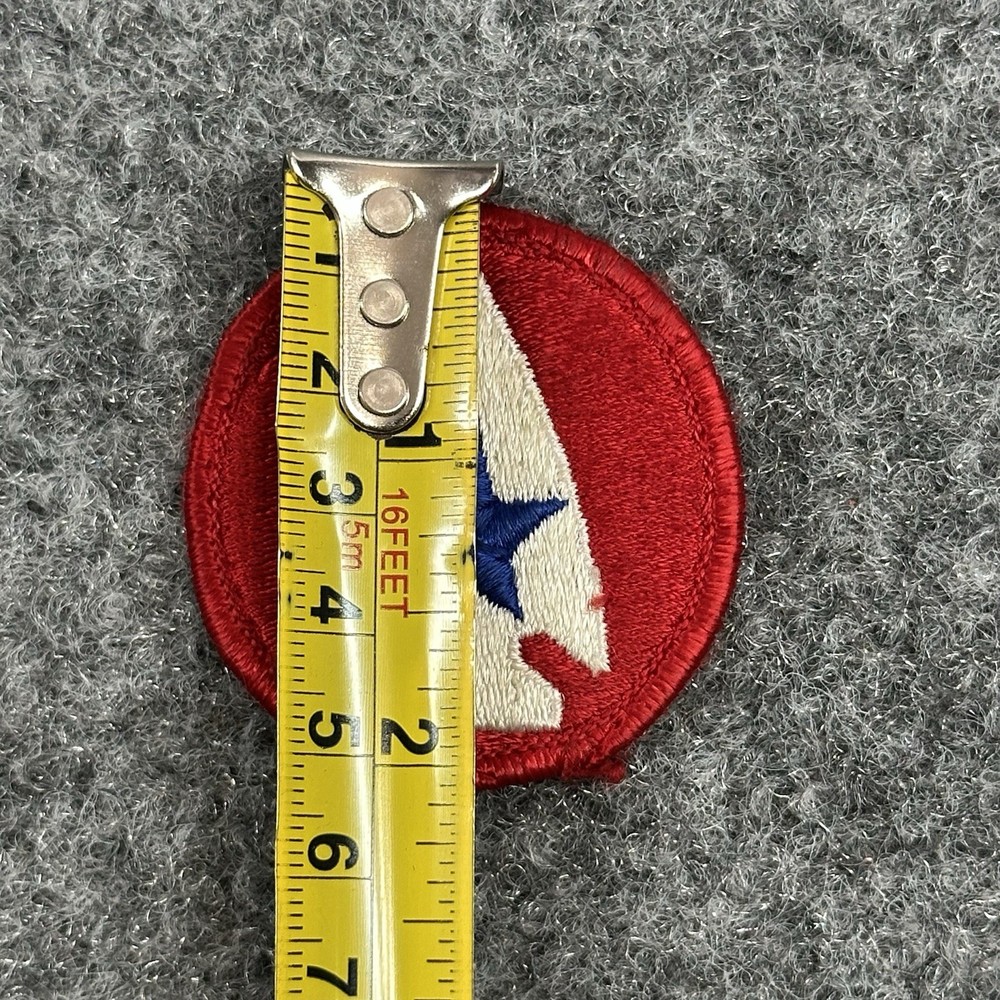 Vintage Army Combat Development Command Patch VTG WWII Red White Arrowhead Star