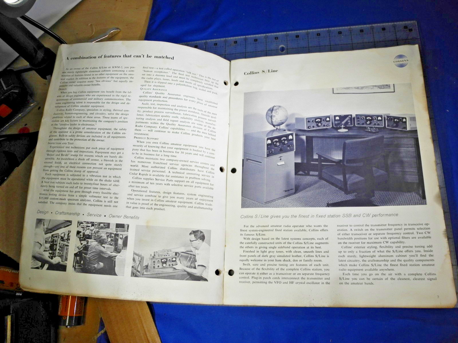 1964 Collins AMATEUR RADIO EQUIPMENT CATALOG No 32 (Free Shipping!)