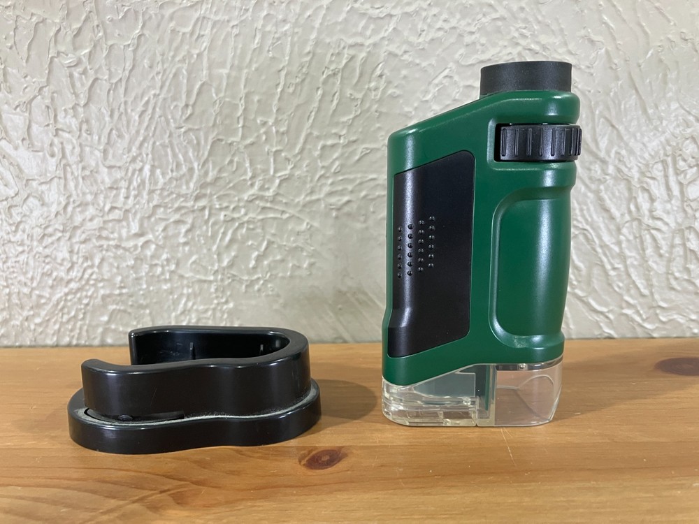 Carson MICROBRITE PORTABLE MONOCULAR MICROSCOPE 20x-40x MM-24, LED Light, Stand