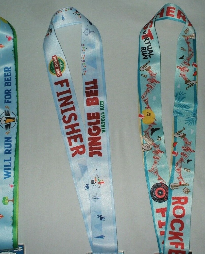 4 Virtual Run Medals