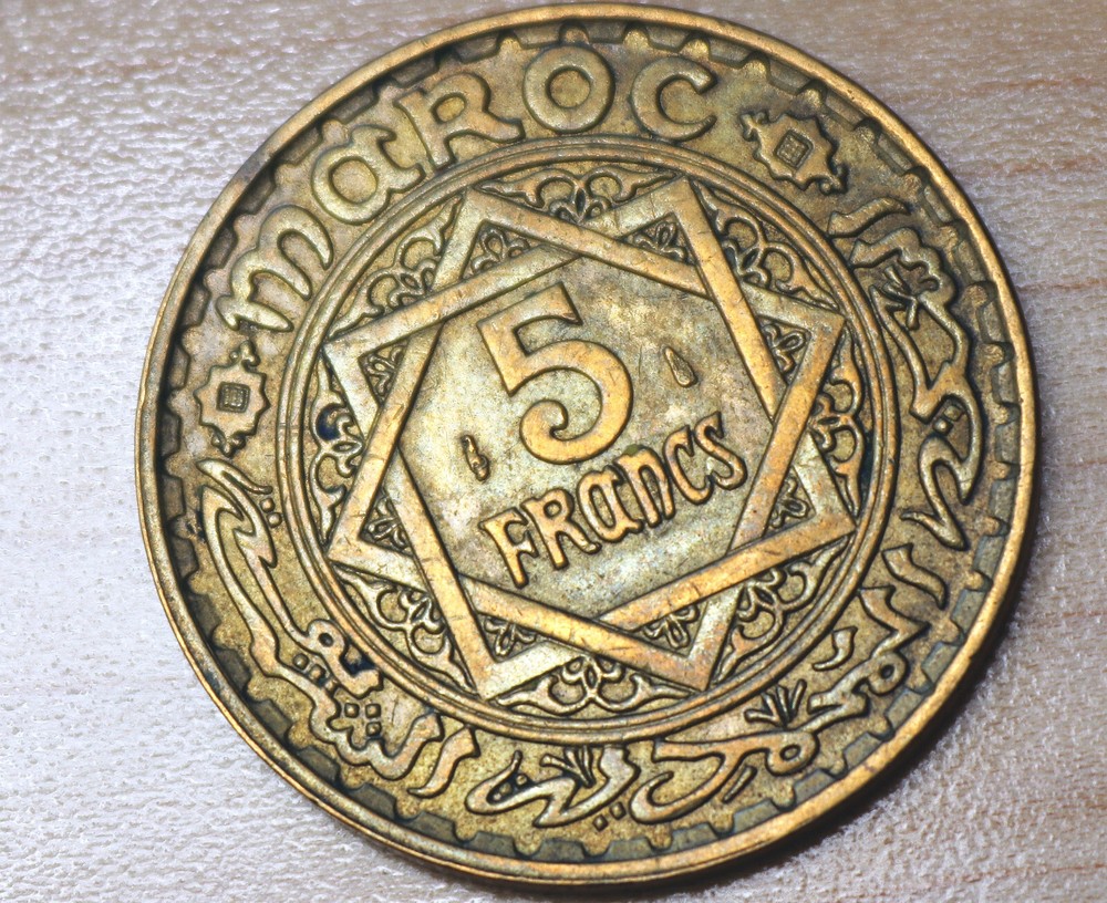 1365 (1946) Morocco 5 Francs