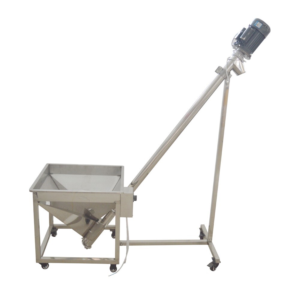 Materials Conveyor Granules Grain Feeder 220V Feeding Machine with Spring
