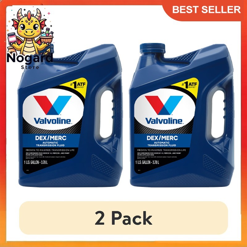 (02 Pack) Valvoline Dex/Merc Automatic Transmission Fluid (ATF) 1 GA