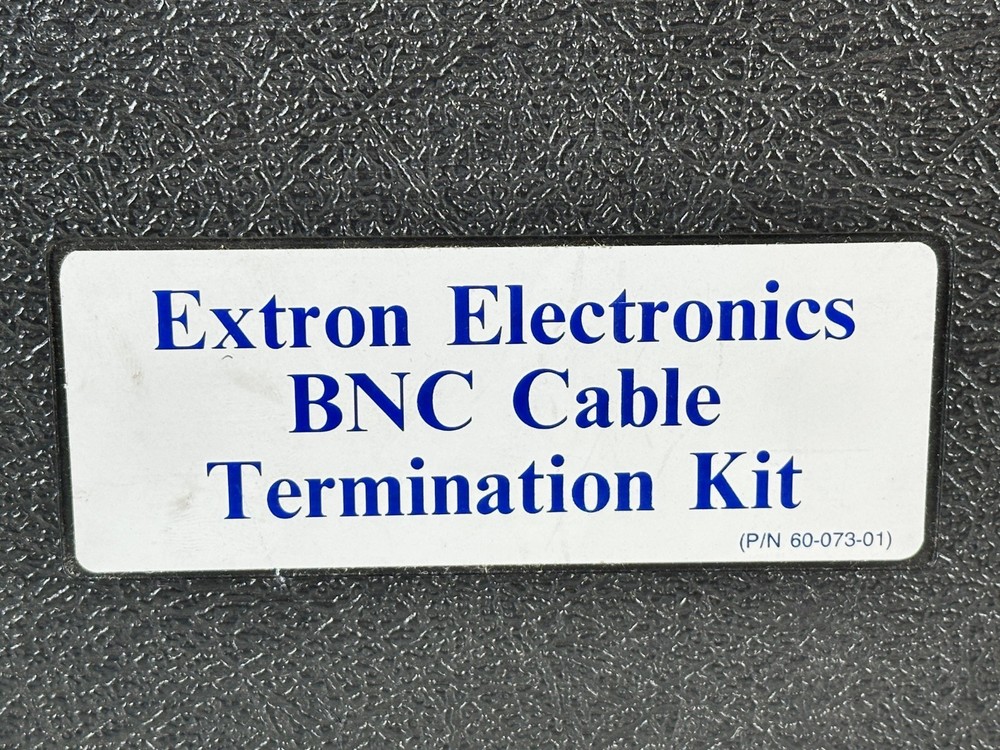 AMP 220190-1 Crimp Tool Extron Electronics BNC Cable Termination Kit