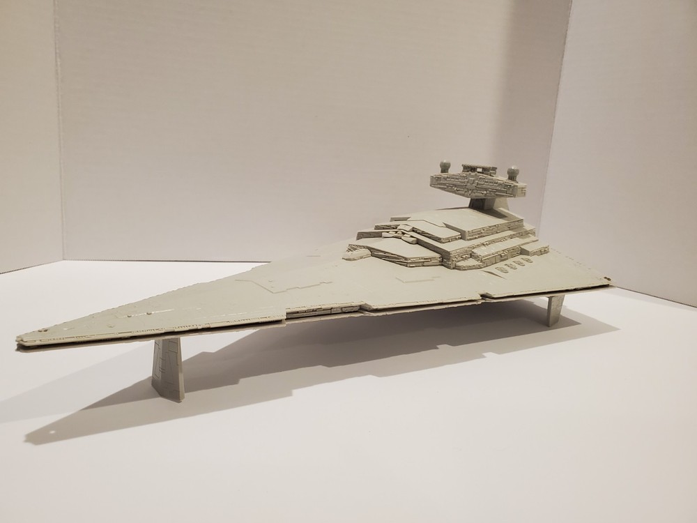Star Wars Imperial Star Destroyer Electronic Model Revell Snap Tite - Untested