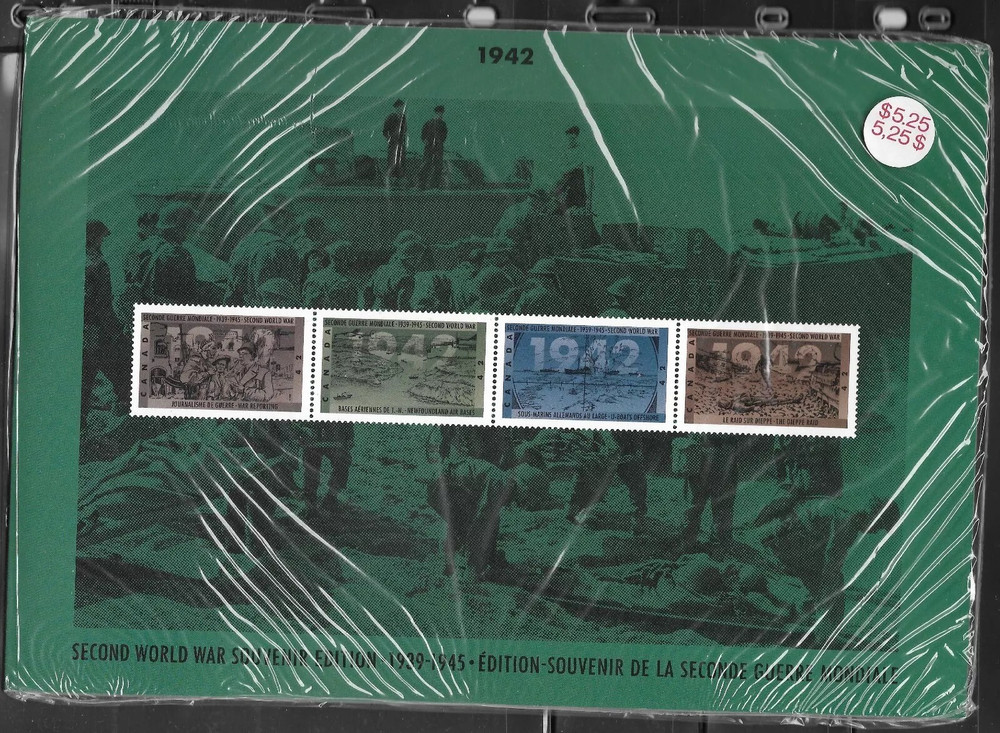 Canada Second World War souvenir edition sealed set 1942