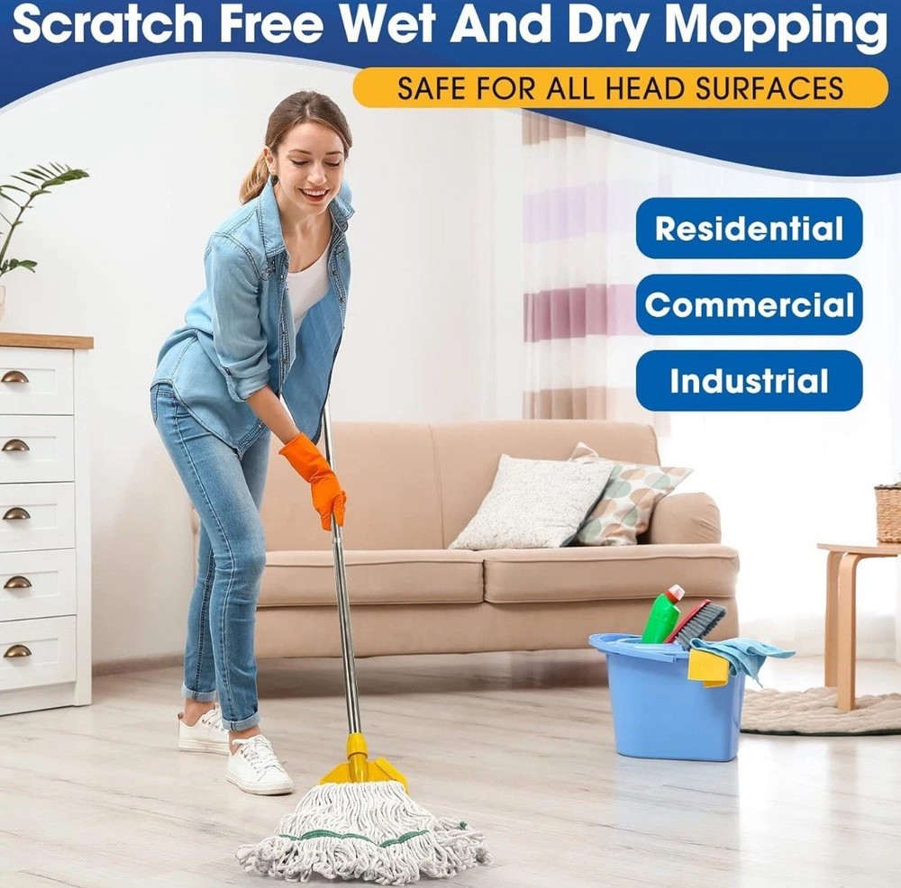 OFO Loop-End String Mop Head Only, Heavy Duty Commercial Industrial