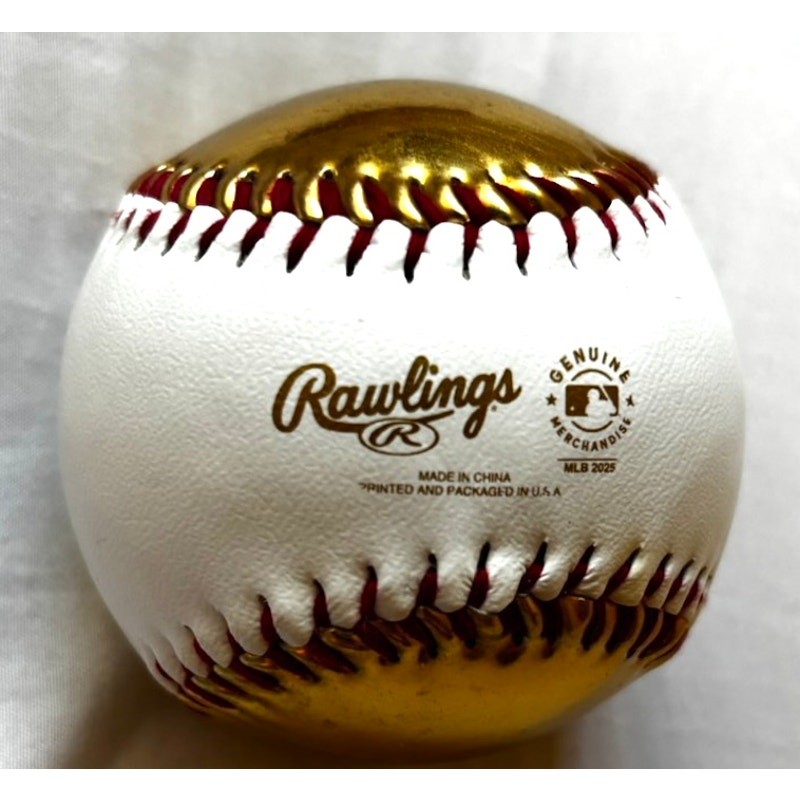 Los Angeles Dodgers Gold × White Replica Baseball
