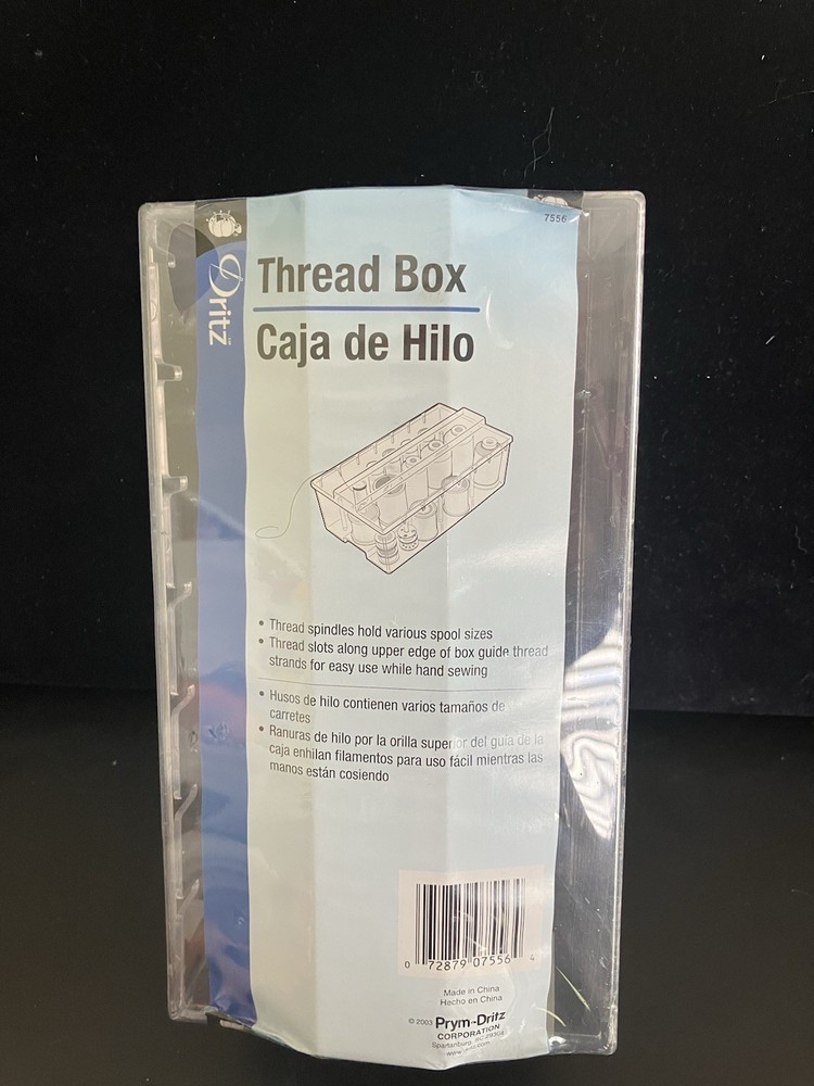 Dritz -Thread Box!  Quality Storage For Various Stool Sizes!  New !!