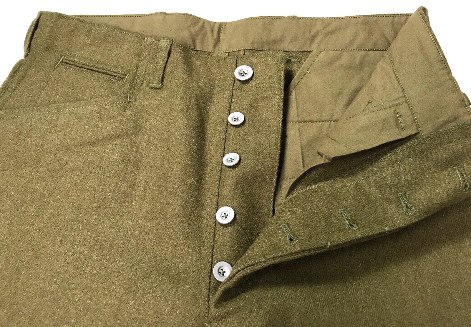 WWI US M1917 WOOL COMBAT FIELD BREECHES TROUSERS- SIZE 3XLARGE 42 WAIST
