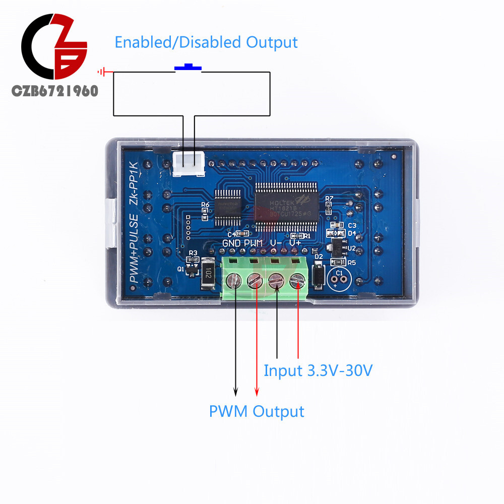 Dual Mode PWM Generator & Pulse Generator Frequency Duty Cycle Adjustable Module