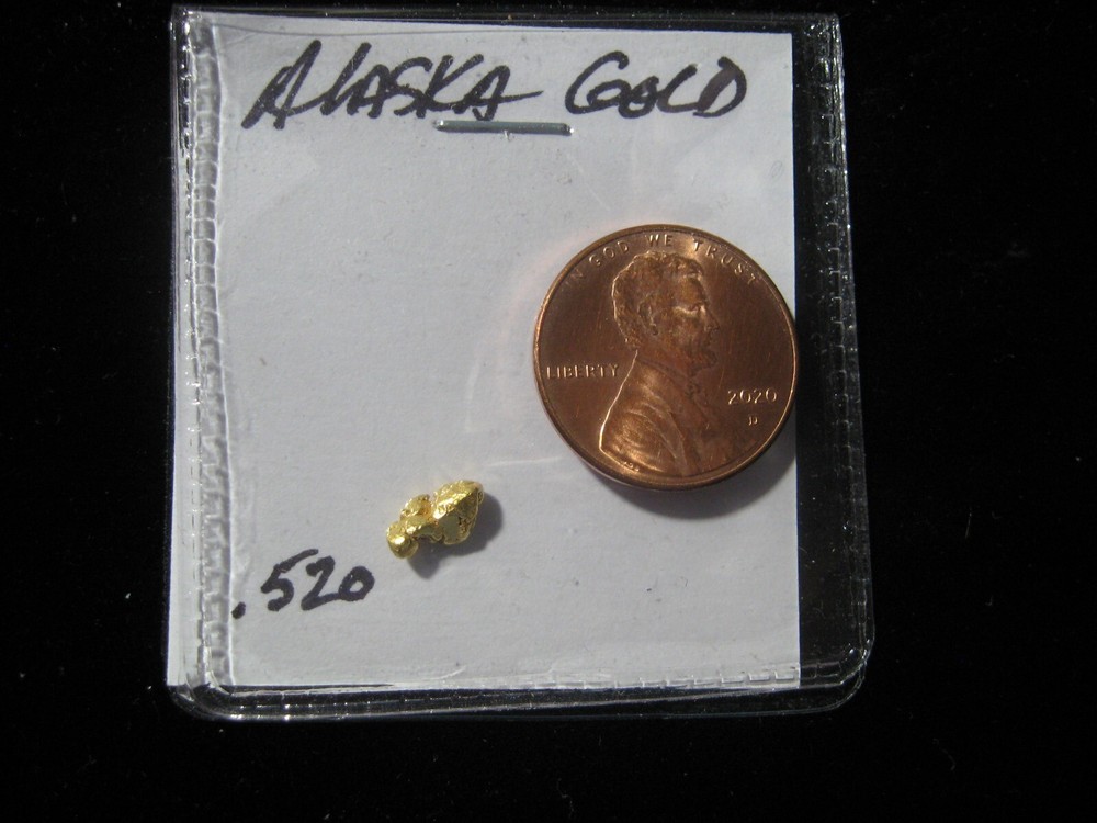 ALASKA GOLD NUGGET .520 GRAM