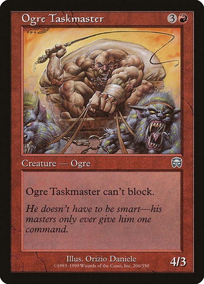 Ogre Taskmaster Mercadian Masques 206 MTG MP