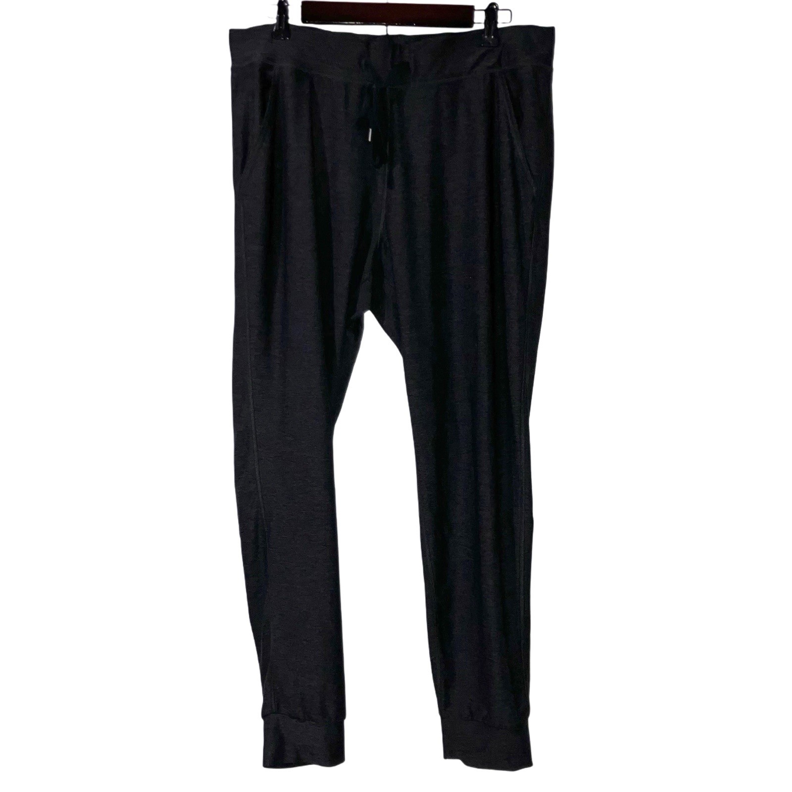 PINK Victoria's Secret Ultimate Yoga Pants Leggings Gray Drawstring Size Large